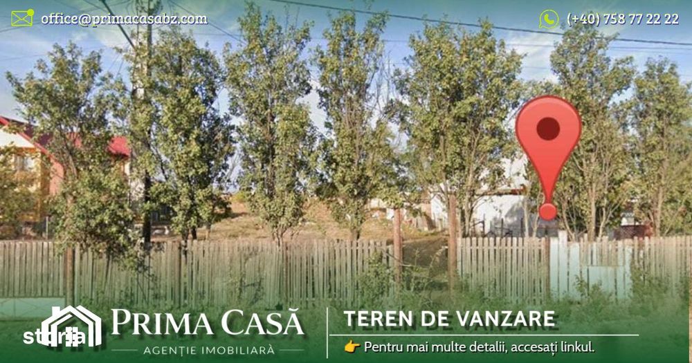 Teren intravilan zona Vadu Pasii BZ 4.000mp d=20m drum asfaltat