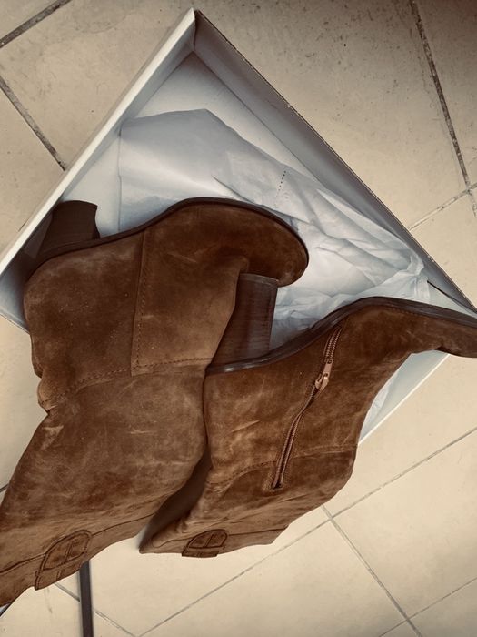 Дамски ботуши естесвена кожа