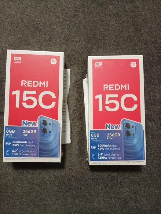 Нови  Redmi 15C  с гаранция 36 месеца