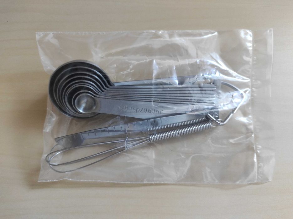 Мерителни чаши + лъжици (18 броя) (нови)