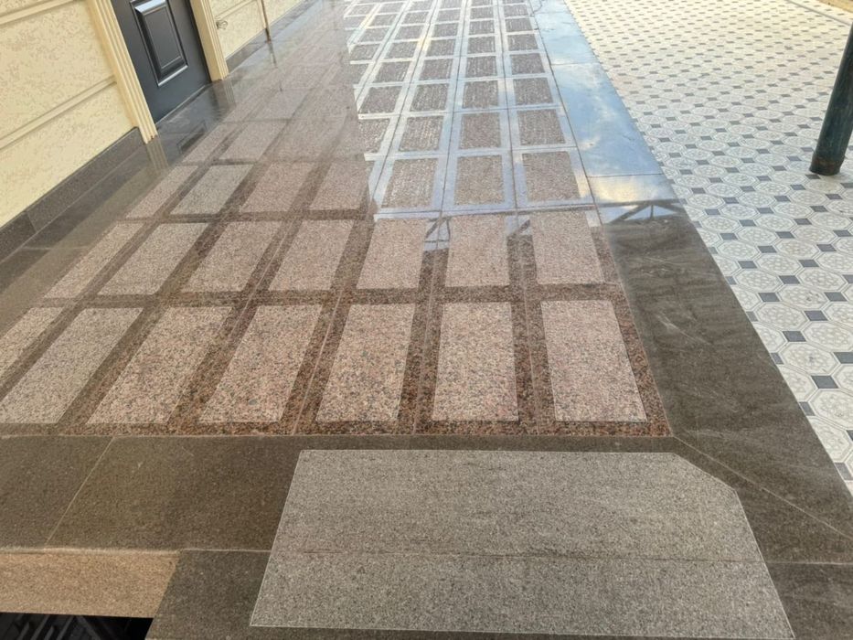 Травертин, гранит, мрамор