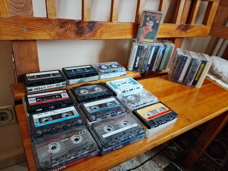 Аудиокасетки TDK, BASF, MAXELL, SONY "12бр х 0,40€=5€"!+Подарък 20бр!