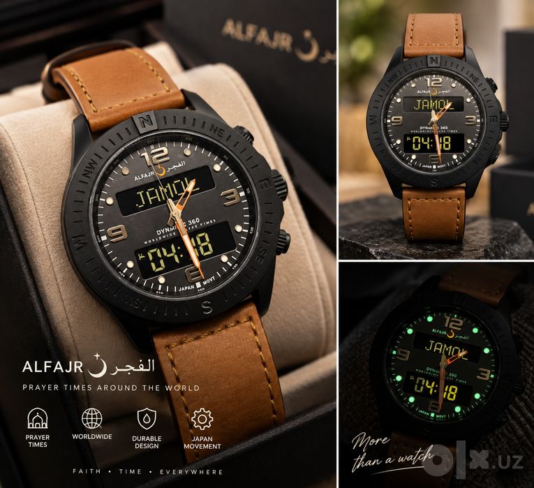 ALFAJR original soat — ideal holatda, juda kam taqilgan