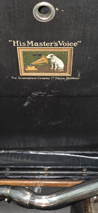 Patefon original Functional "His Marlster's Voice" + 4 placi