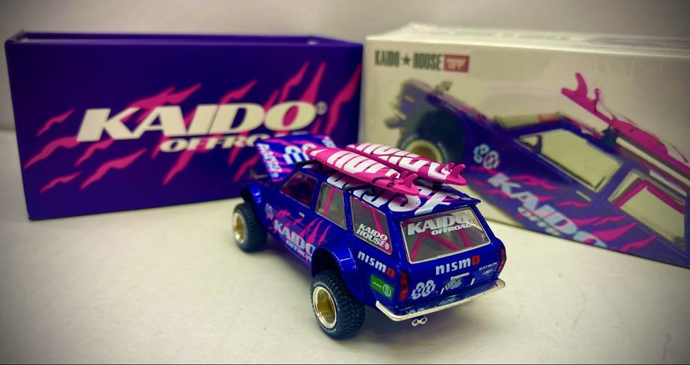 KAIDO HOUSE DATSUN 510 4x4 Wagon machetă auto scara 1:64 Offroad v2