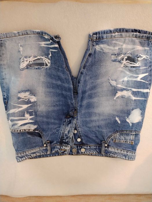 мъжки къси дънкови панталони номер 36