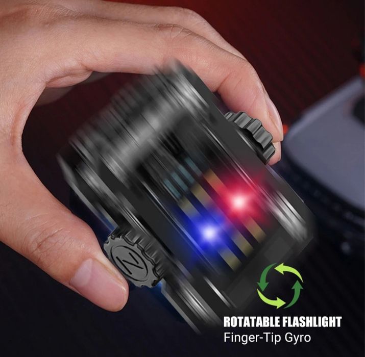 Мултифункционално въртящо презареждащо фенерче
