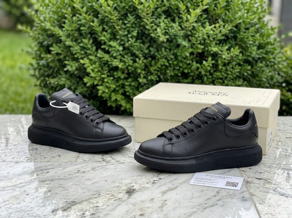 Adidasi Alexander McQueen Negru Full - Piele Full Box