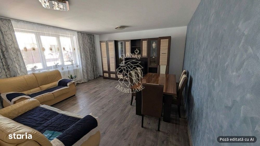 Apartament 98 mp con.-2 balcoane-parcare-spatiu verde-Valea Rusului