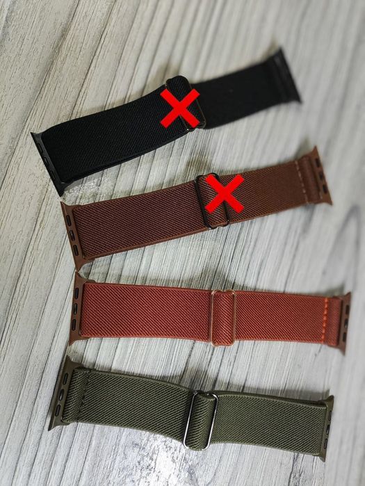 Ремешок Нейлоновый Apple Watch 42,44,45,49мм мужской