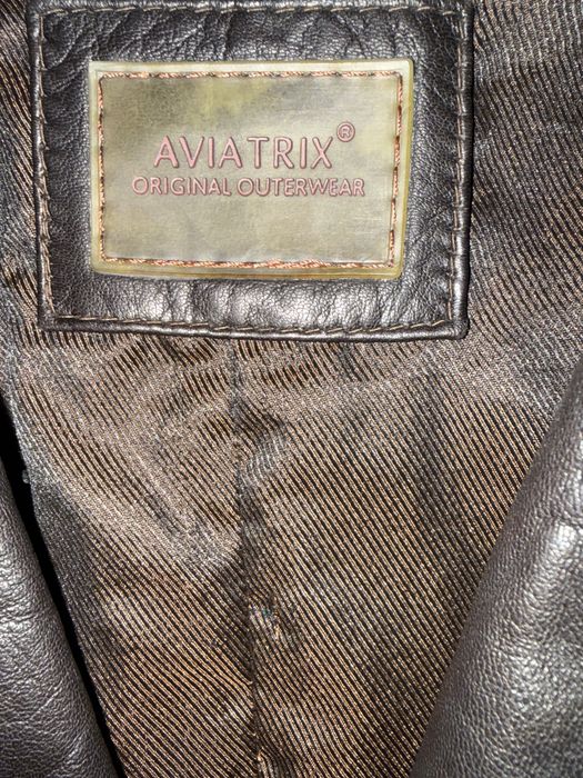 Haină damă AVIATRIX din PIELE NATURALĂ veritabilă (foarte moale) - Mărimea S
