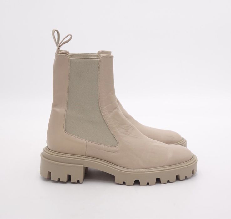 Кожени ботуши ZARA - Chelsea