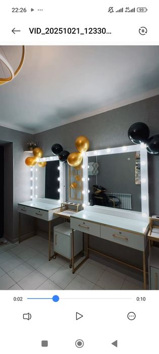 Salon uchun mebellar va moyka sotiladi