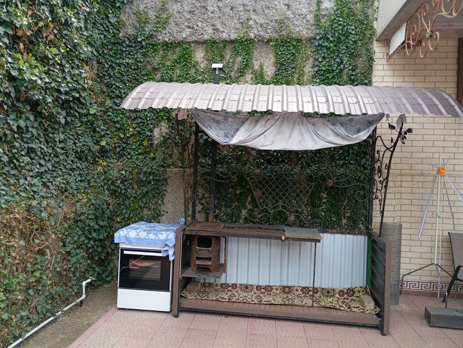 Барбекю мангал с навесом