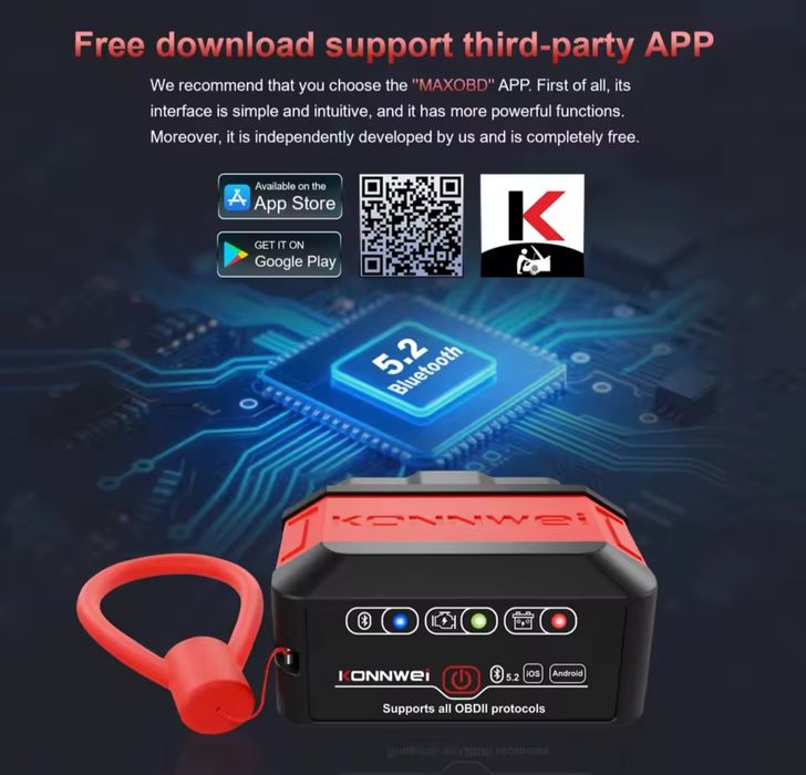 Професионален Elm327 on/off интерфейс за диагностика на автомобили Obd