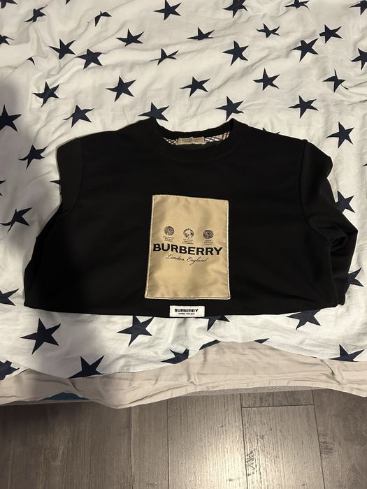 Черно горнище на Burberry