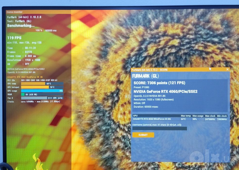 RTX 4060 8gb Gigabayt
