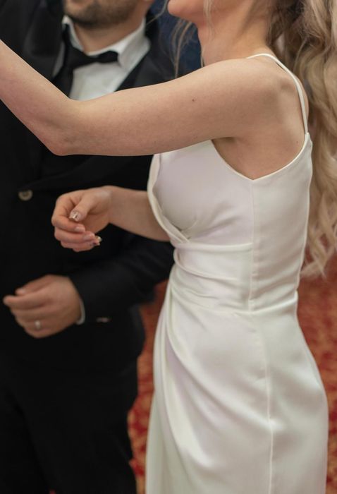 Rochie tafta cununie civilă xs