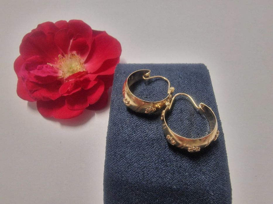 Cercei aur 18K 4.07g (AG4 Dacia B49235.1) Garantie 2 ani