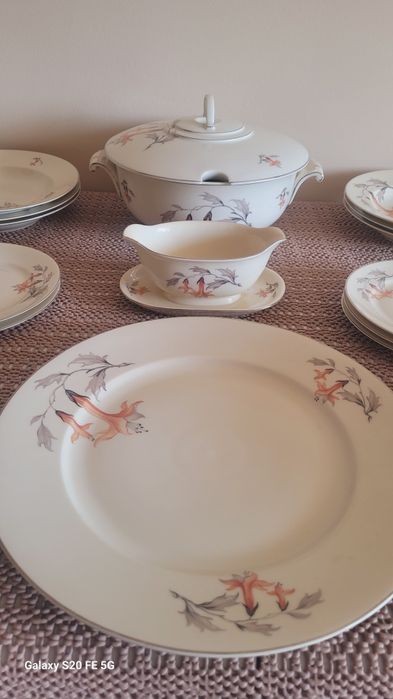 Винтидж декоративен рядък  комплект за хранене  Arzberg Bavaria