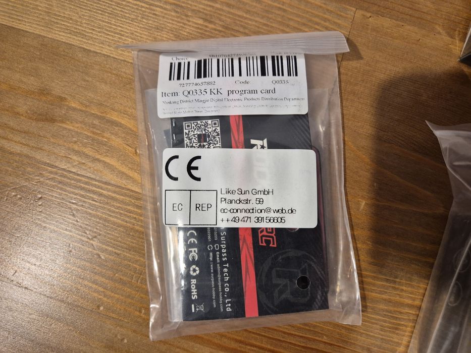 Vând esc 60a + motor brushless + card pt automodel noi sigilate