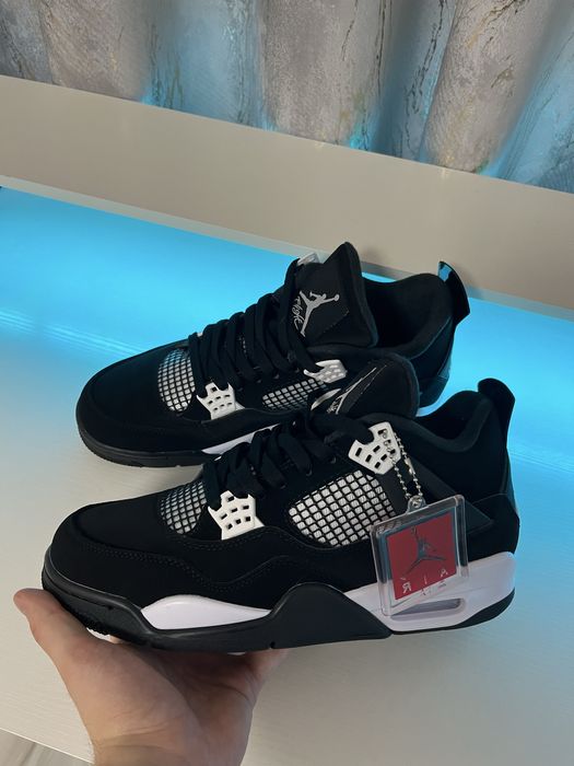 #LICHIDARE STOC# Nike Air Jordan 4 White Thunder-Verificare Colet