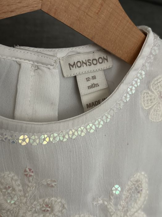 Официална рокля Monsoon 12-18 м