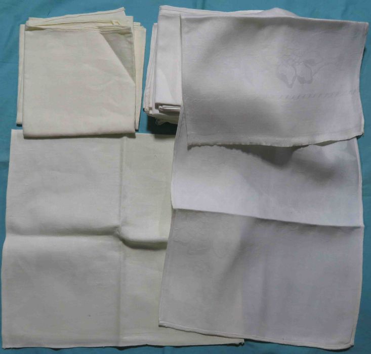 Полотенца льняные советские с жаккардовыми узорами