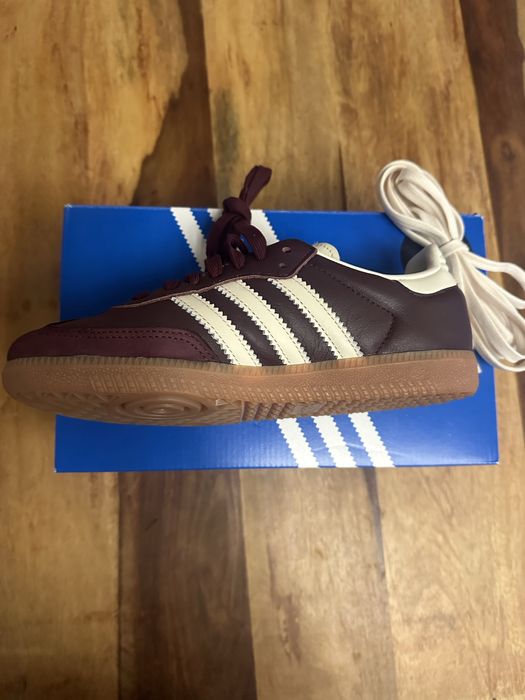 adidas Samba OG Maroon Gold Metallic (W)