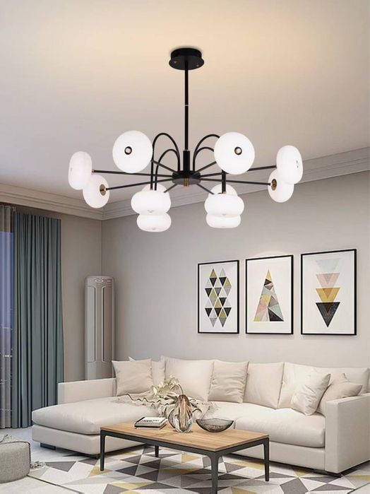 Zamonaviy Hi-Tech LED lyustra – 12 chiroqli