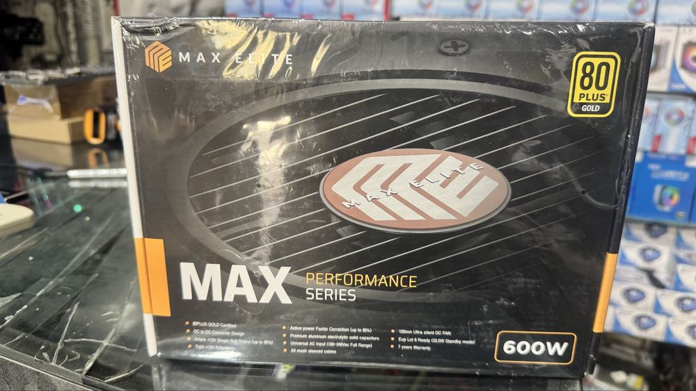 Max 600W 80+ Gold