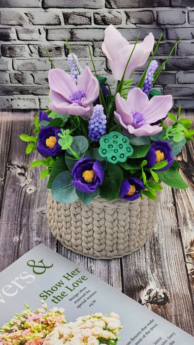 Мыльные букеты ручной работы