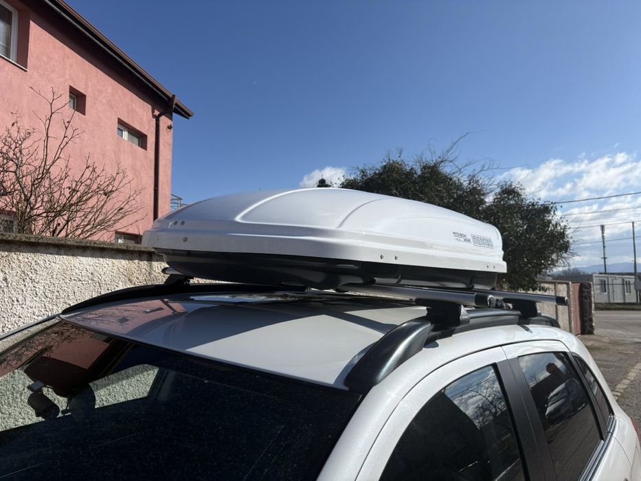 Автобокс Menabo 320л в комплект с релси