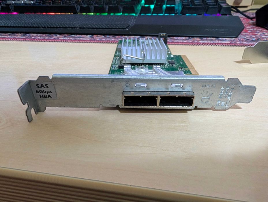 Controler HBA Dell UCS-70 G164P 12DNW 2x SFF-8088 SAS extern