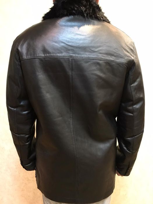 Натуральная кожанная дубленка