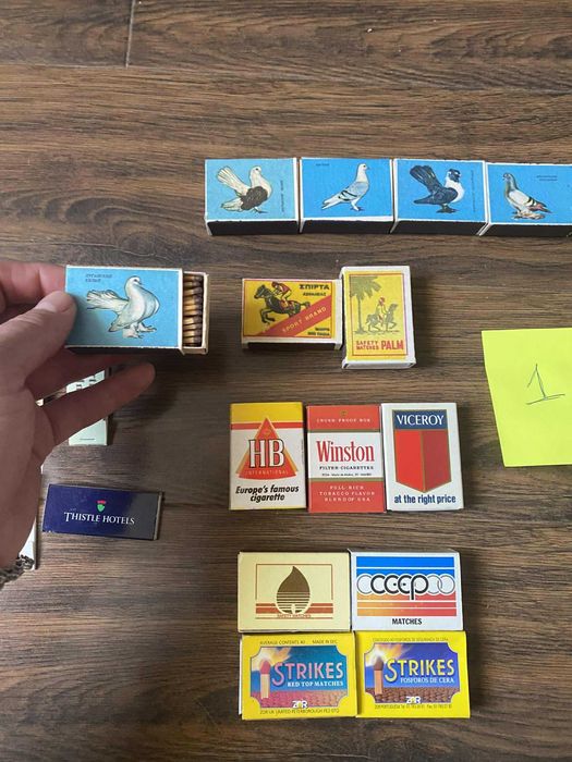 Продавам различни комплекти кибрити