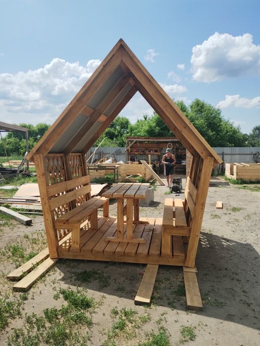 Беседки Садовые Деревянные