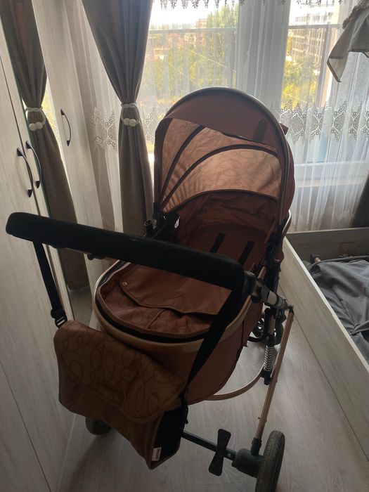 Детска количка Chipolino Estel 2 в 1 – абанос