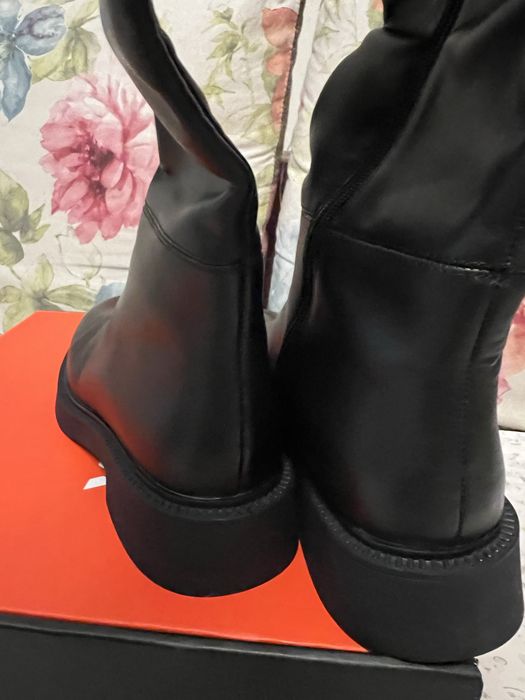 Cizme GRYXX negre, piele naturala de vitel, marimea 37