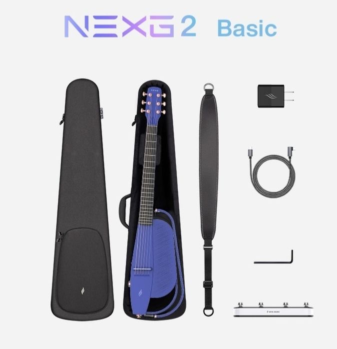 Срочно!!!Гитара акустическая ENYA MUSIC NEXG2/PL BASIC фиолетовый