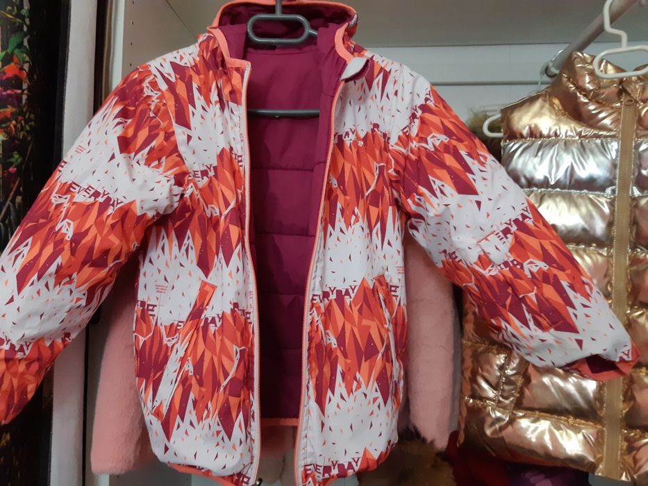 Детско зимно яке с две лица