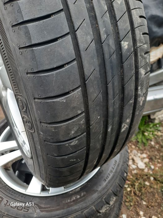 Ляти джанти с гуми. Мерцедес 5×112,16цола