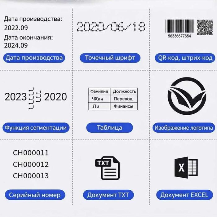 Портативный принтер, маркиратор