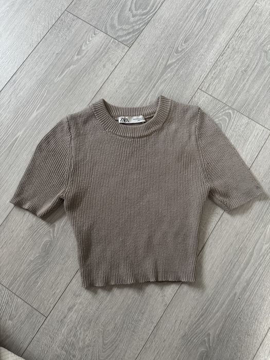 Вязаный топ Zara