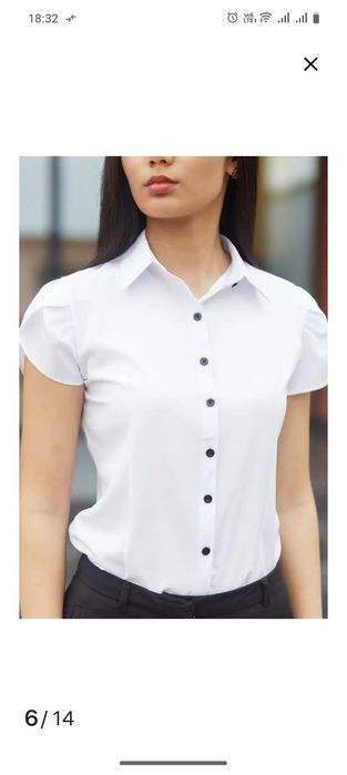 Продам рубашку белую