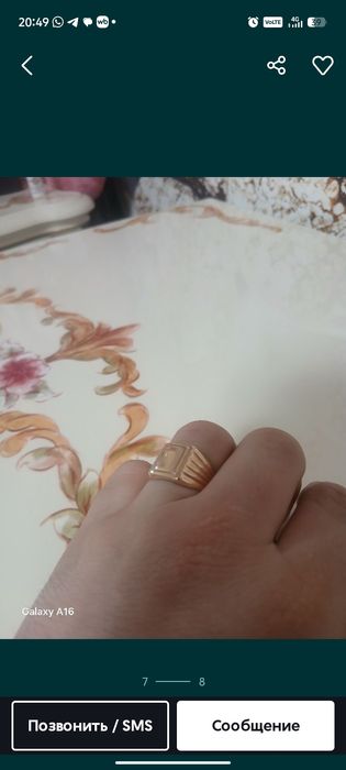 Продам перстень мужской