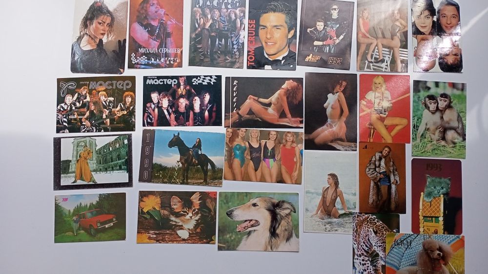 коллекция календариков СССР