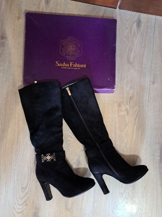 Обувь женская, кожа, замша