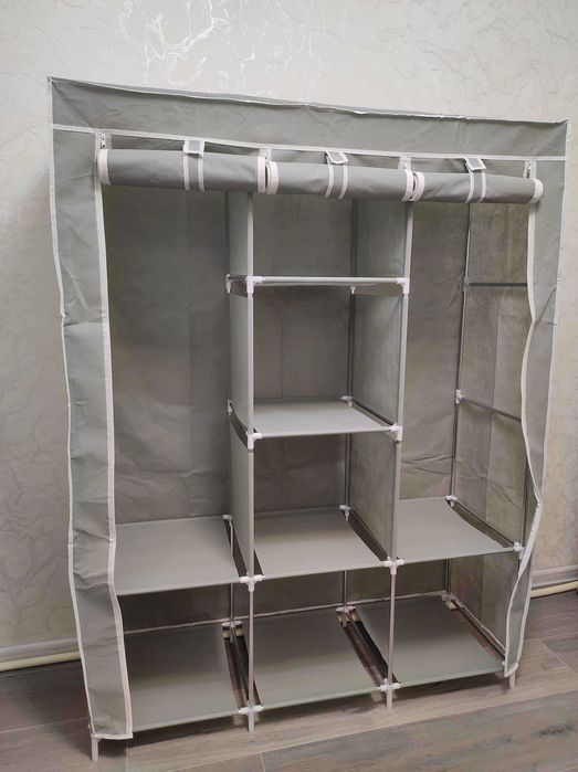 Складной шкаф-органайзер, тканевый, для вещей и обуви