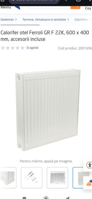 Calorifere de fier noii sigilate